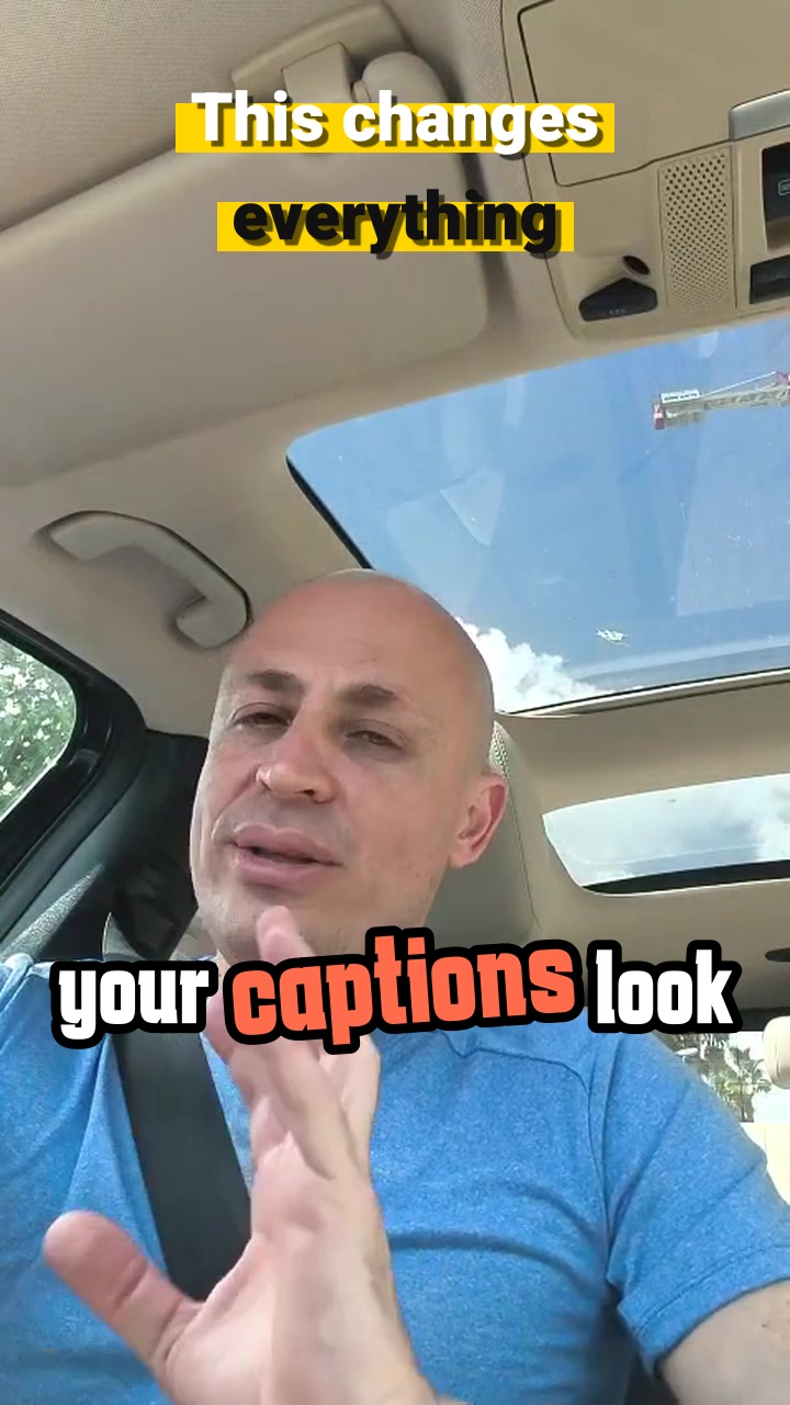 Captions, title and music